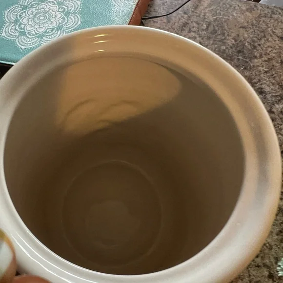 Blessed White Ceramic Food Storage Jar - Picture 4 of 5